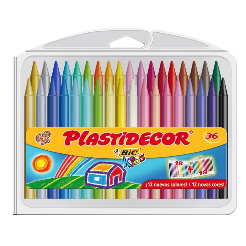 36-PLASTIDECOR ASSORTITS BIC KIDS