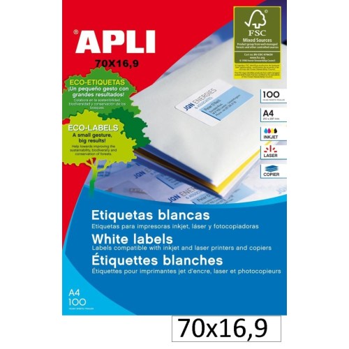 5100-ETIQUETES INKJET 70X16,9