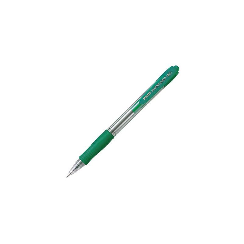 1-BOLIGRAF PILOT SUPER GRIP VERD (12)