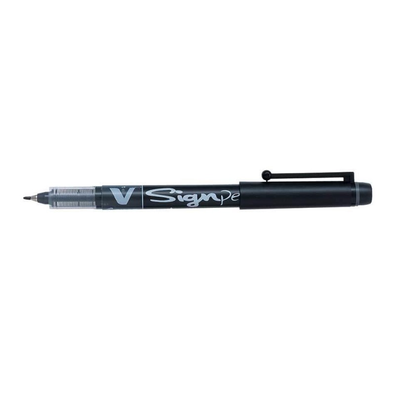 1-RETOLADOR PILOT V-SIGNPEN NEGRE (12)