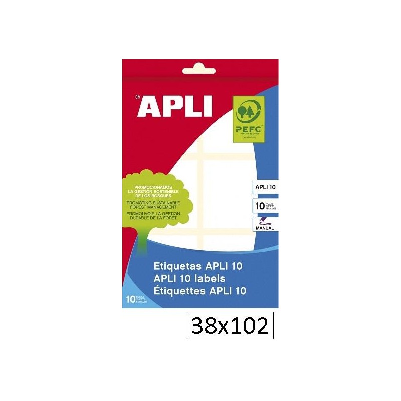 40-ETIQUETES BLANQ.38X102 1654 APLI-10 (10)