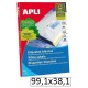 1400-ETIQUETES INKJET 99.1X38.1