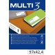 6000-ETIQUETES MULTI3 97X42.4 - 500 FULLS