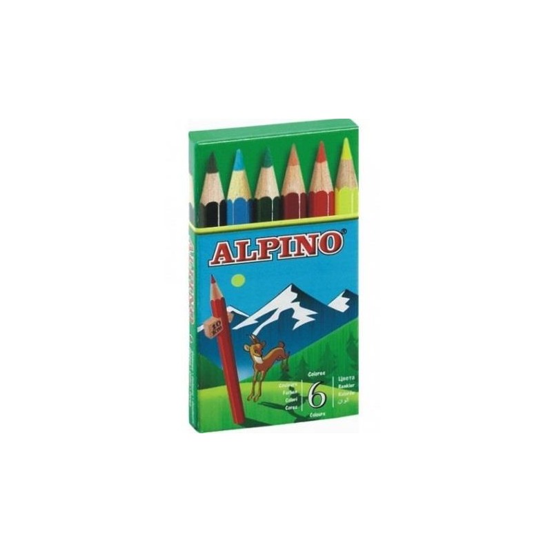 6-LLAPIS COLOR ALPINO CURT