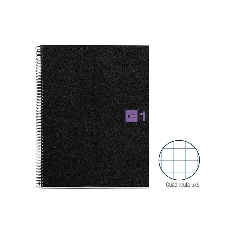 1-QUADERN NOTE BOOK 1 A4 80F PP CP5 VIOLETA