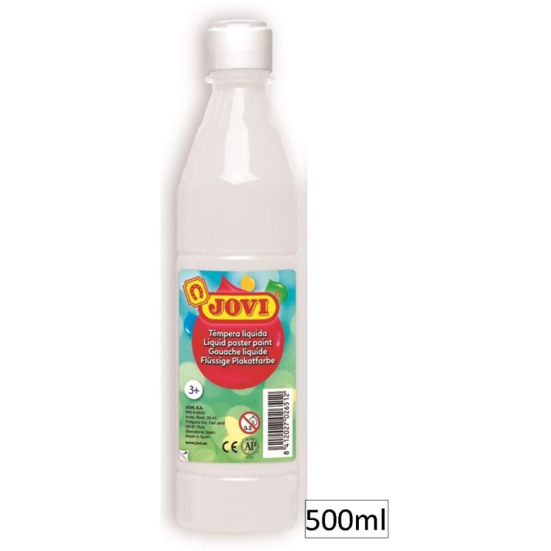 1-TEMPERA LIQUIDA JOVI 500ML BLANC (12)