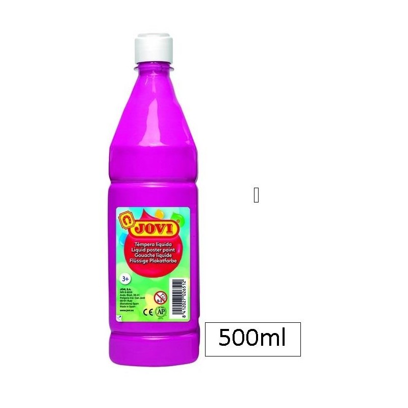 1-TEMPERA LIQUIDA JOVI 500ML MAGENTA (12)