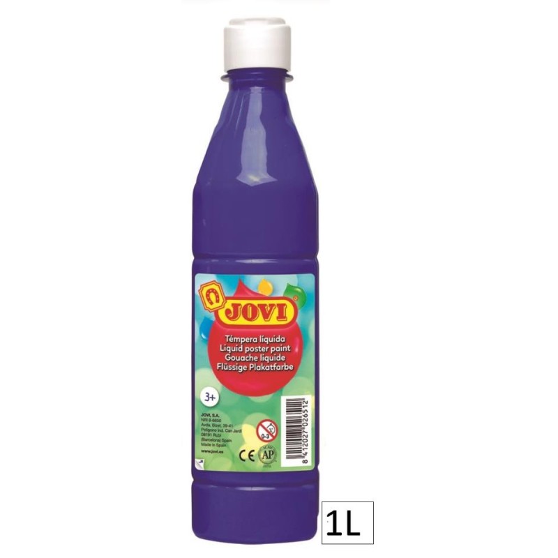 1-TEMPERA LIQUIDA JOVI 1L. BLAU ULTRAMAR (6)