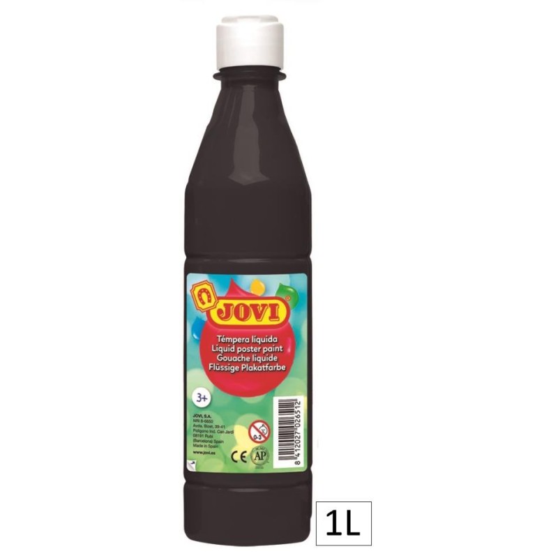 1-TEMPERA LIQUIDA JOVI 1L. NEGRE (6)