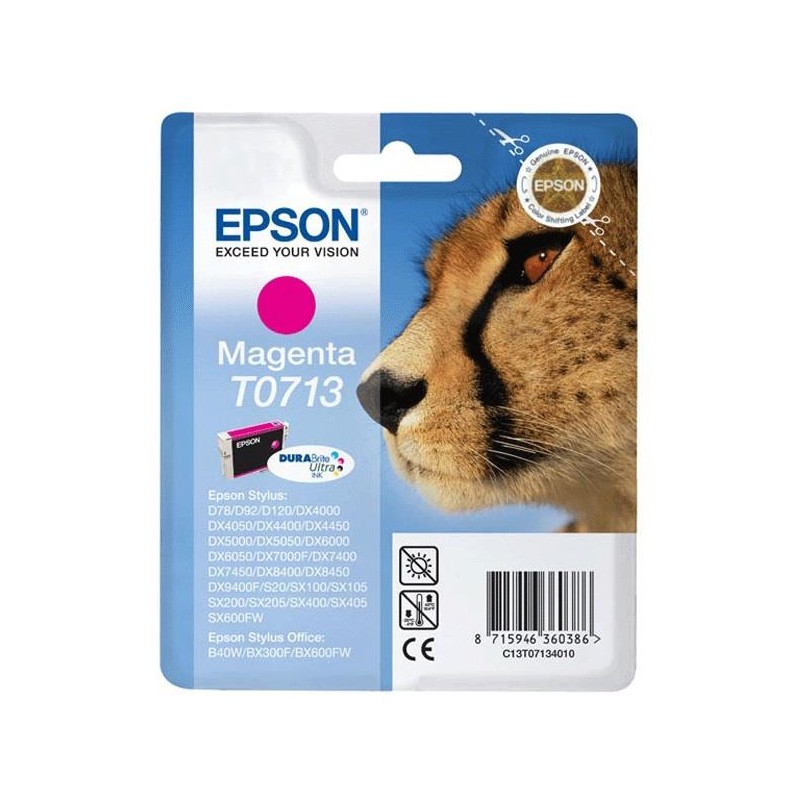 1-INK-JET ORIGINAL EPSON T071340 MAGEN.