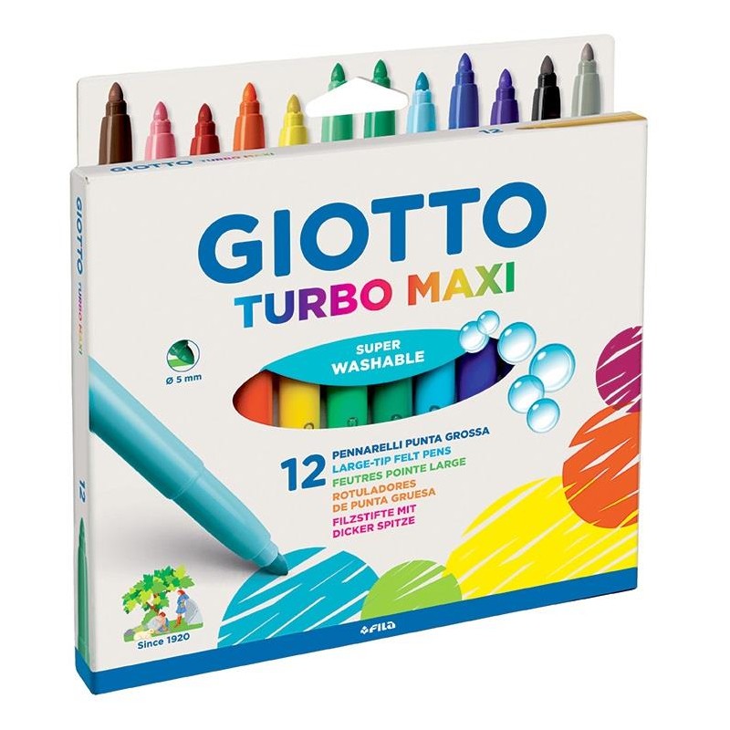 12-ROTULADORS GIOTTO TURBO MAXI