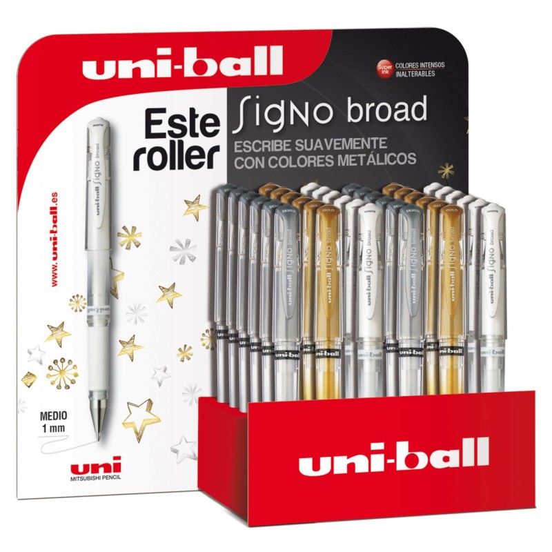 36-ROLLER UM-153 SIGNO BROAD OR/PLATA/BLANC