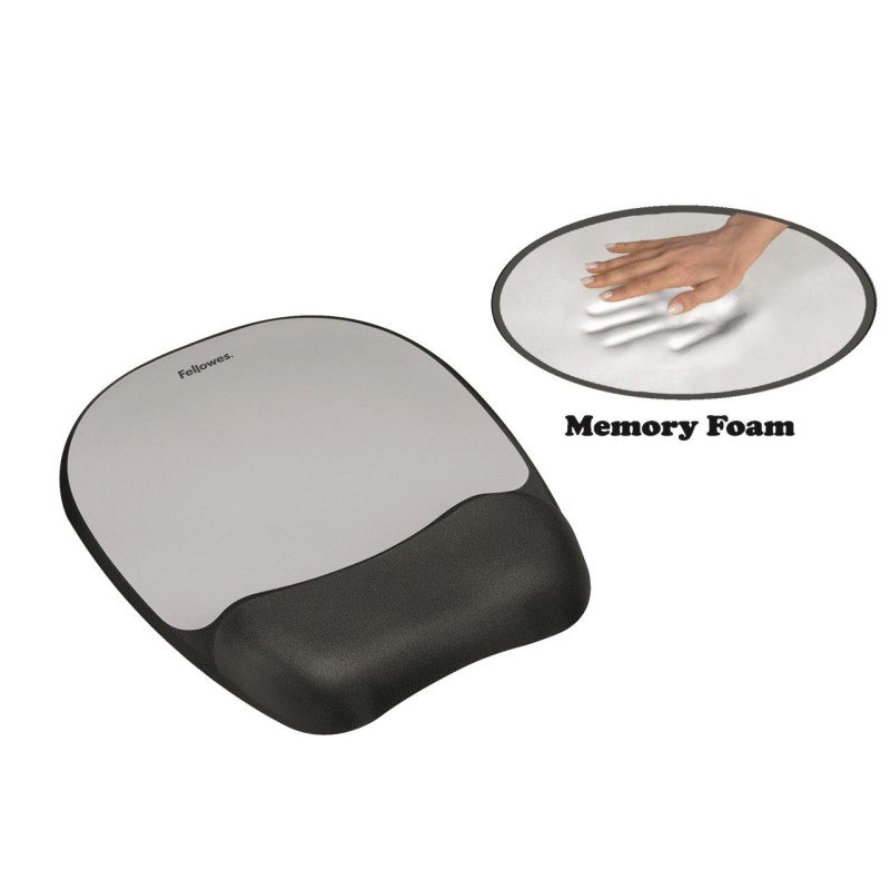 1-ALFOMBRETA FELLOWES MEMORY FOAM PLATA