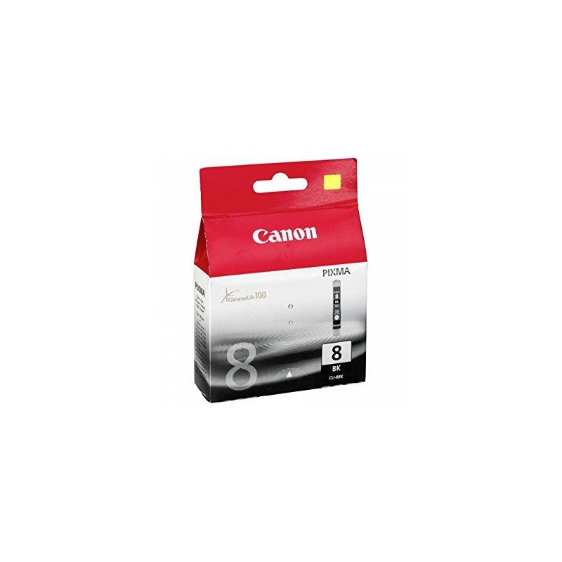 1-INK-JET ORIGINAL CANON CLI 8 BK NEGRE