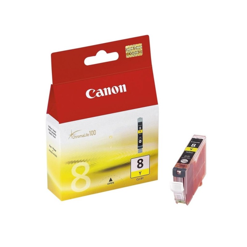 1-INK-JET ORIGINAL CANON CLI 8 YE YELLOW