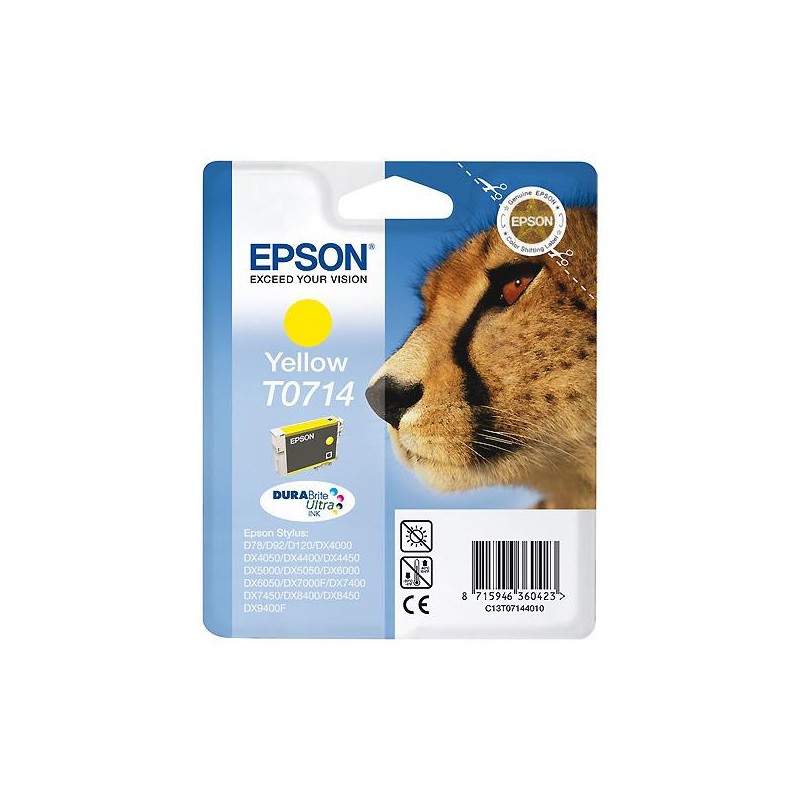 1-INK-JET ORIGINAL EPSON T071440 YELL.