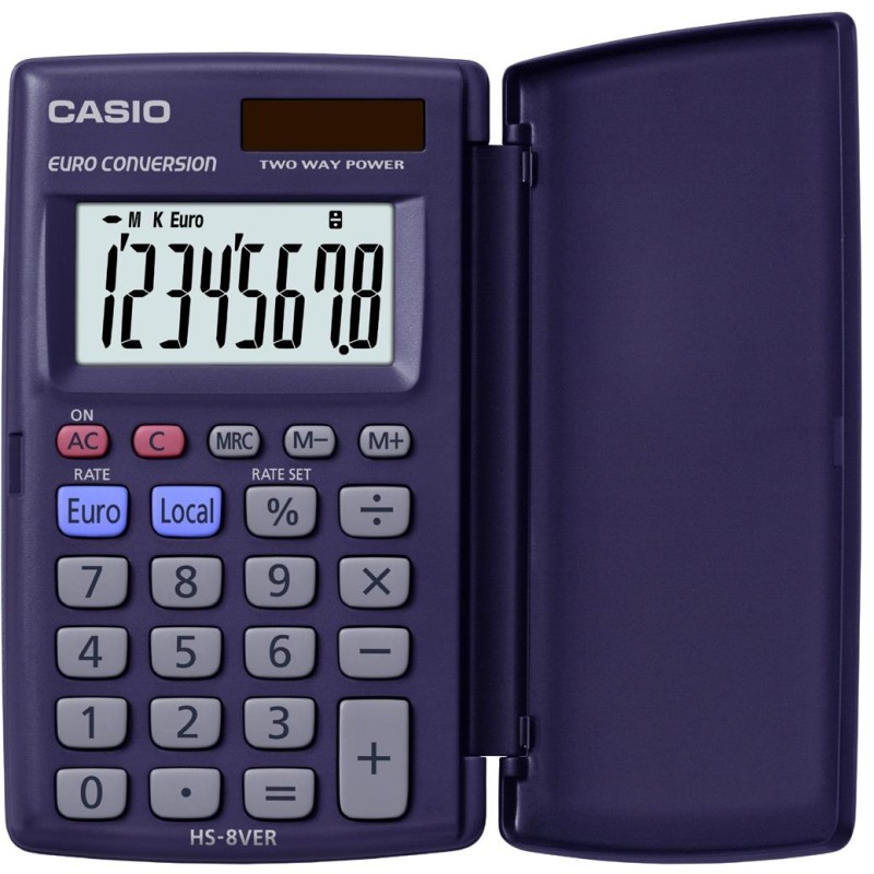 1-CALCULADORA CASIO HS-8 VER BLISTER